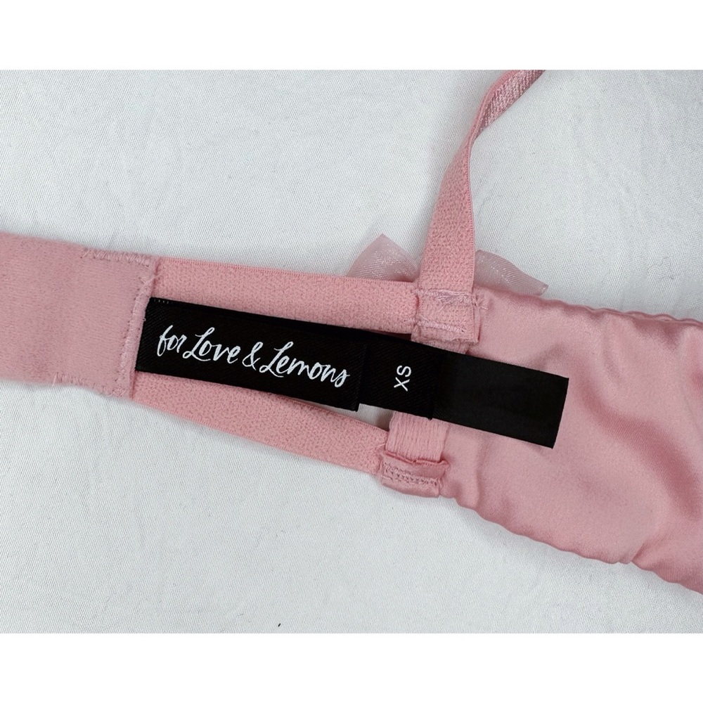 For Love & Lemons and Victoria’s Secret Blushing Rose Underwire Bra size XS - Picture 4 of 8
